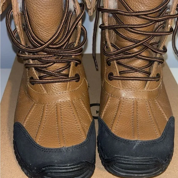 UGG Tan and Black Ankle Boots - Picture 2 of 7